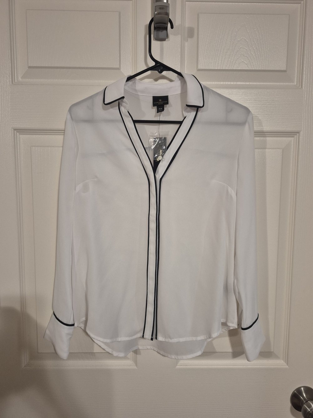 NWT Worthington Petite Chiffon Blouse